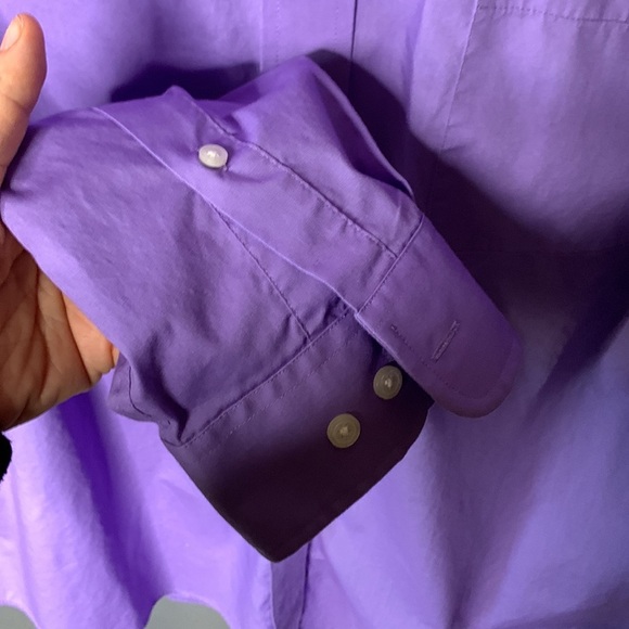 Croft & Barrow Men's Shirt 17 34/35 Purple - Picture 6 of 9
